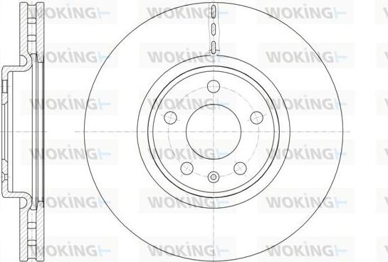 Woking D61543.10 - Disque de frein cwaw.fr