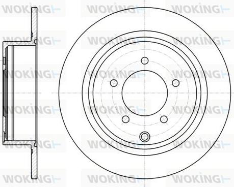 Woking D61554.00 - Disque de frein cwaw.fr