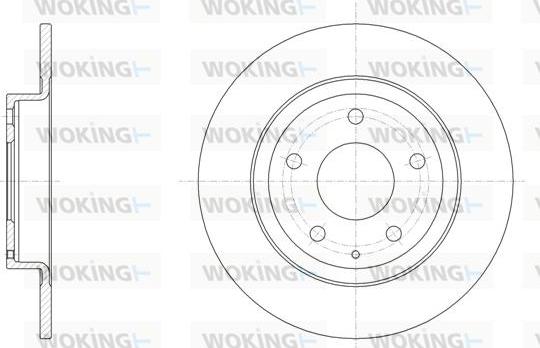 Woking D61519.00 - Disque de frein cwaw.fr