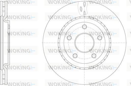 Woking D61515.10 - Disque de frein cwaw.fr