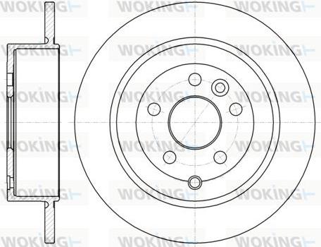 Woking D61516.00 - Disque de frein cwaw.fr