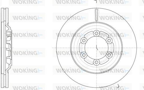 Woking D61510.10 - Disque de frein cwaw.fr