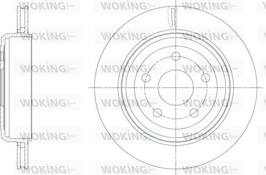 Woking D61513.10 - Disque de frein cwaw.fr