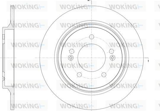 Woking D61571.00 - Disque de frein cwaw.fr