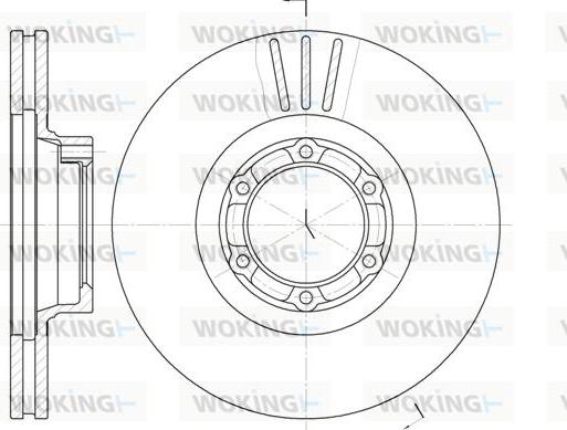 Woking D6157.10 - Disque de frein cwaw.fr