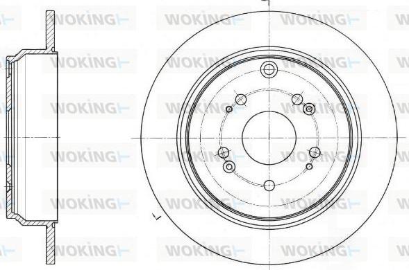 Woking D61647.00 - Disque de frein cwaw.fr