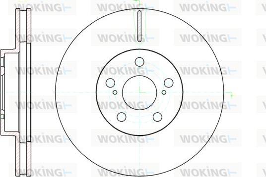 Woking D61093.10 - Disque de frein cwaw.fr