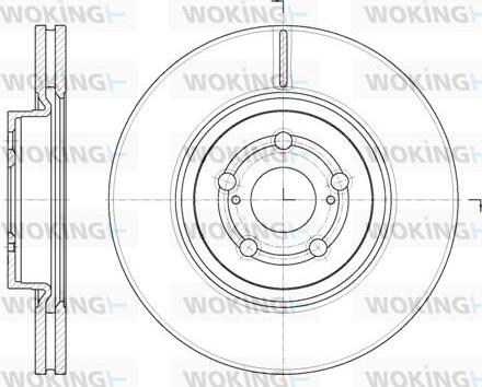 Woking D61092.10 - Disque de frein cwaw.fr