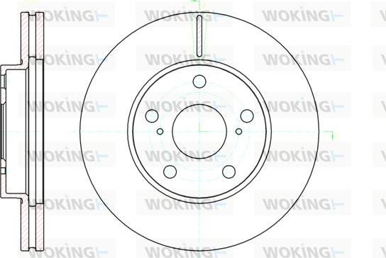 Woking D61043.10 - Disque de frein cwaw.fr