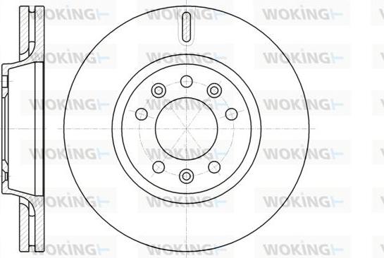 Woking D61052.10 - Disque de frein cwaw.fr