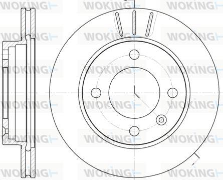 Woking D6106.10 - Disque de frein cwaw.fr