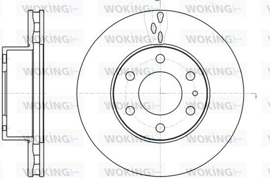 Woking D61062.10 - Disque de frein cwaw.fr