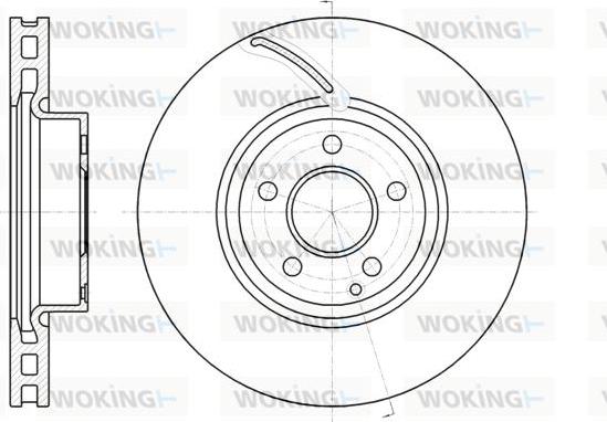 Woking D61067.10 - Disque de frein cwaw.fr