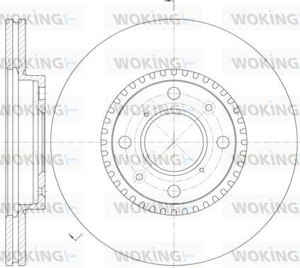 Woking D61002.10 - Disque de frein cwaw.fr