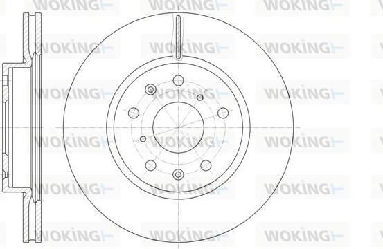 Woking D61018.10 - Disque de frein cwaw.fr