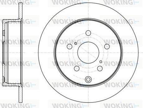 Woking D61088.00 - Disque de frein cwaw.fr