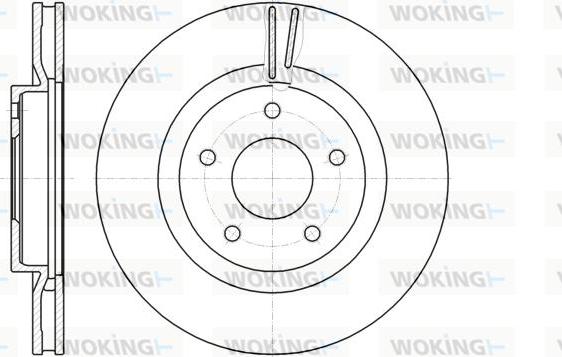 Woking D61087.10 - Disque de frein cwaw.fr