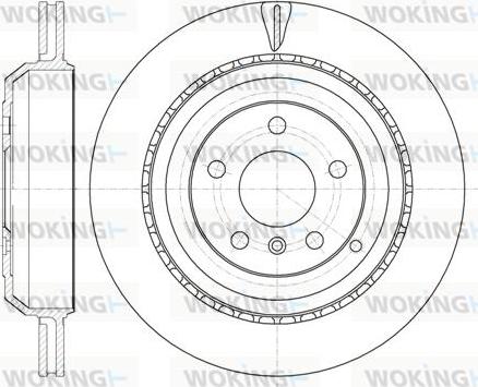 Woking D61031.10 - Disque de frein cwaw.fr