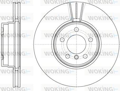 Woking D61028.10 - Disque de frein cwaw.fr