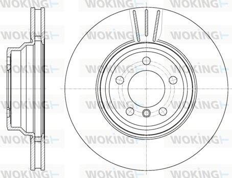 Woking D61078.10 - Disque de frein cwaw.fr