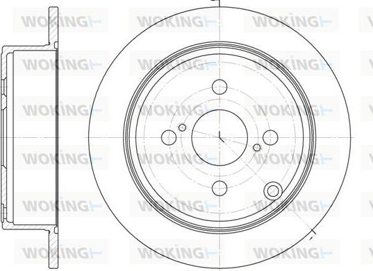 Woking D61073.00 - Disque de frein cwaw.fr