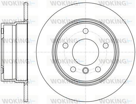 Woking D61144.00 - Disque de frein cwaw.fr