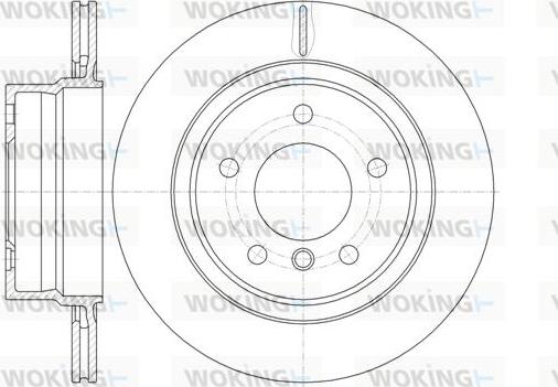 Woking D61145.10 - Disque de frein cwaw.fr