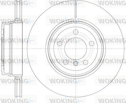 Woking D61141.10 - Disque de frein cwaw.fr