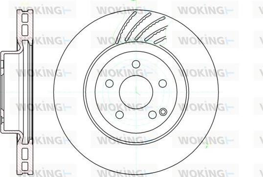 Woking D61142.10 - Disque de frein cwaw.fr