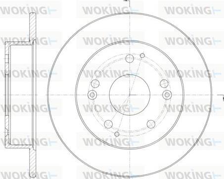 Woking D61147.00 - Disque de frein cwaw.fr