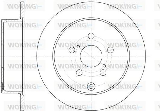 Woking D61168.00 - Disque de frein cwaw.fr