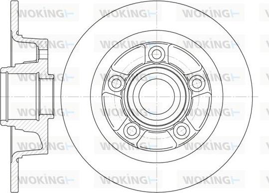 Woking D61115.00 - Disque de frein cwaw.fr