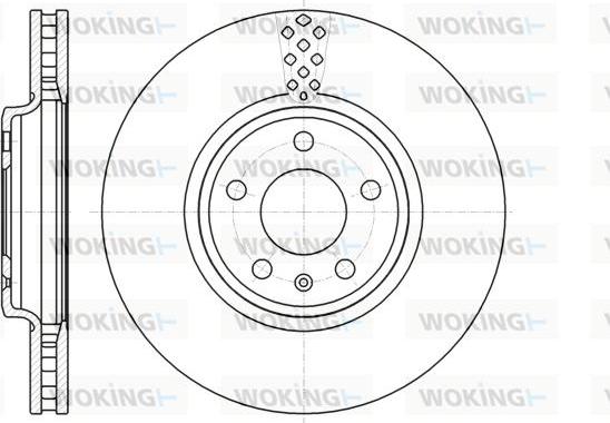 Woking D61110.10 - Disque de frein cwaw.fr