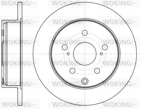 Woking D61188.00 - Disque de frein cwaw.fr