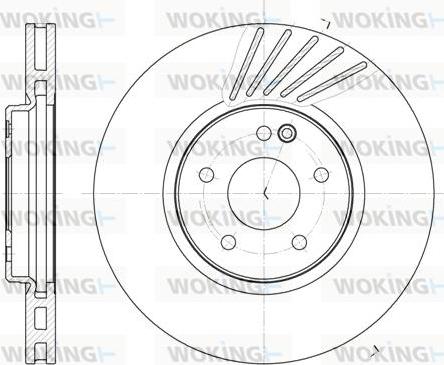 Woking D61127.10 - Disque de frein cwaw.fr