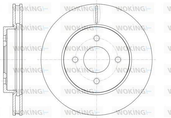 Woking D61850.10 - Disque de frein cwaw.fr