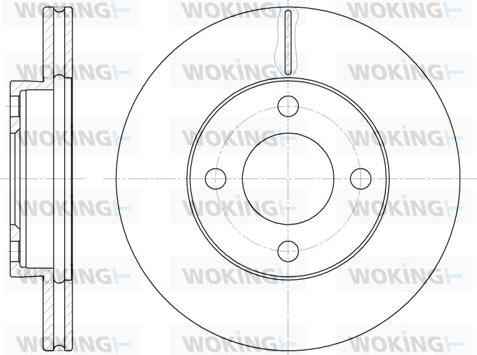 Woking D6185.10 - Disque de frein cwaw.fr