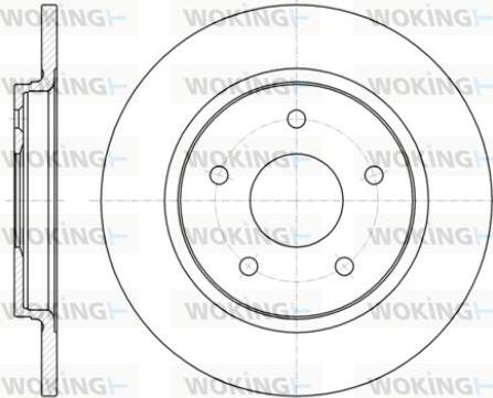 Woking D61394.00 - Disque de frein cwaw.fr