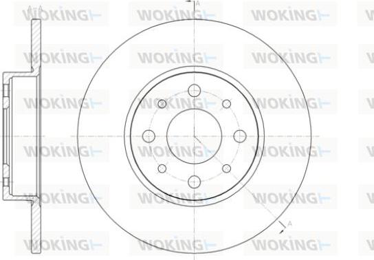 Woking D61390.00 - Disque de frein cwaw.fr