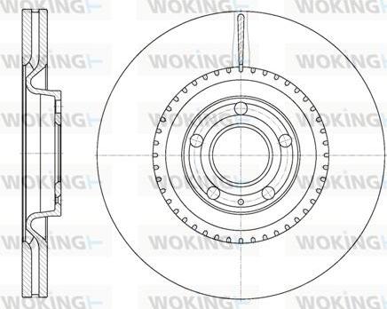 Woking D61392.10 - Disque de frein cwaw.fr