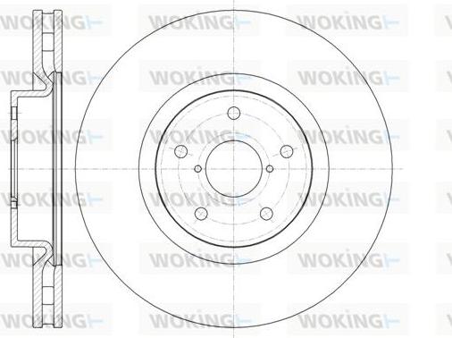 Woking D61342.10 - Disque de frein cwaw.fr