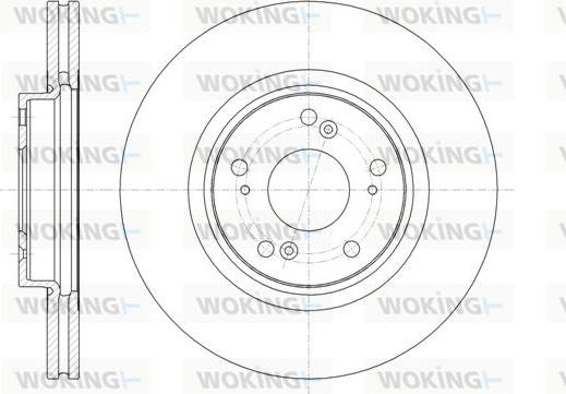 Woking D61359.10 - Disque de frein cwaw.fr