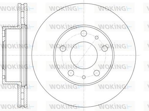 Woking D61351.10 - Disque de frein cwaw.fr