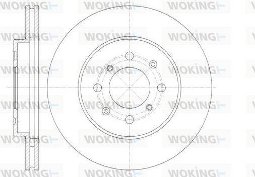 Woking D61357.10 - Disque de frein cwaw.fr