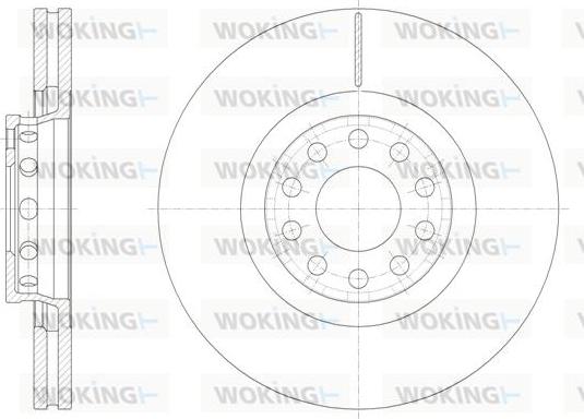 Woking D61362.10 - Disque de frein cwaw.fr