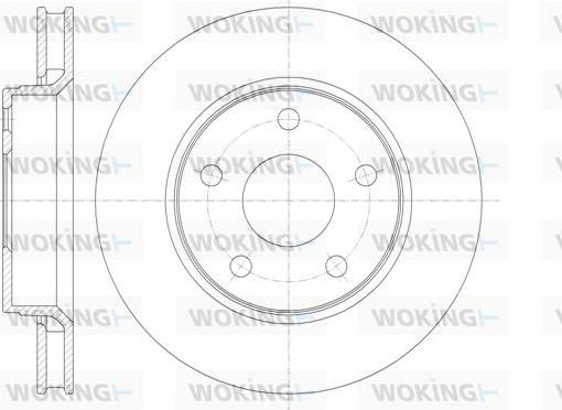 Woking D61367.10 - Disque de frein cwaw.fr