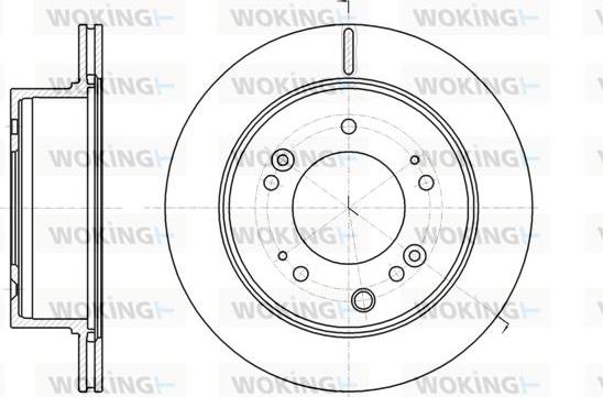 Woking D61306.10 - Disque de frein cwaw.fr