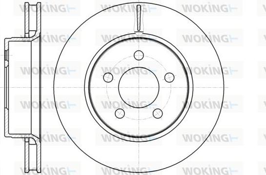 Woking D61301.10 - Disque de frein cwaw.fr