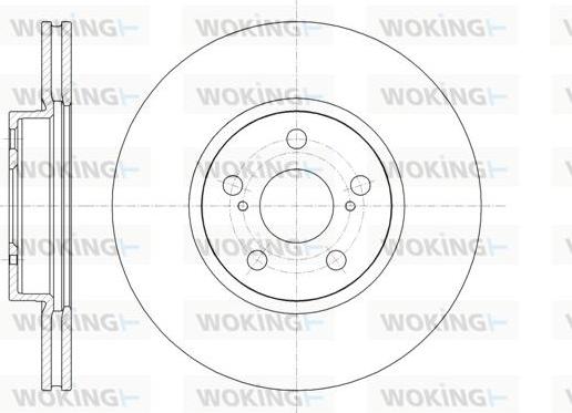 Woking D61330.10 - Disque de frein cwaw.fr