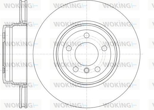 Woking D61337.10 - Disque de frein cwaw.fr